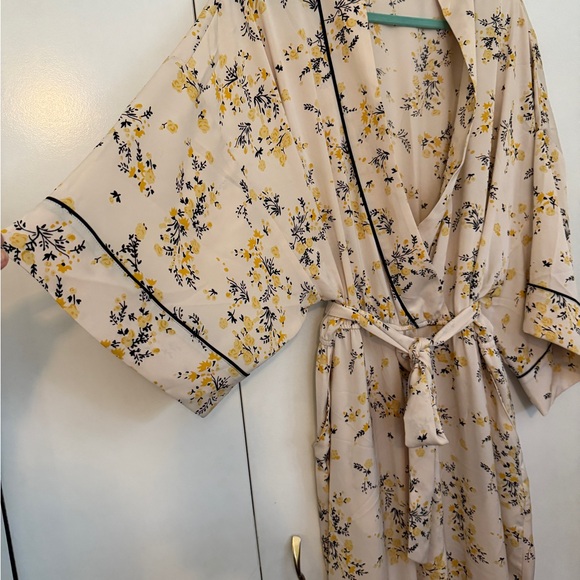 J Crew Floral Pajama-style Jumpsuit Size 2X - Picture 2 of 4